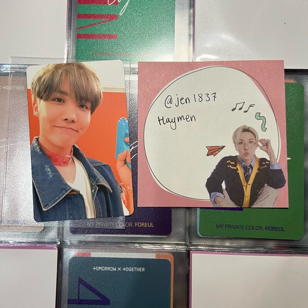 Official Bts Jhope butter album Photocard